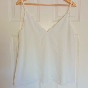 Socialite scalloped camisole